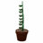 Metal Cactus Fountain with River Stones - Outdoor