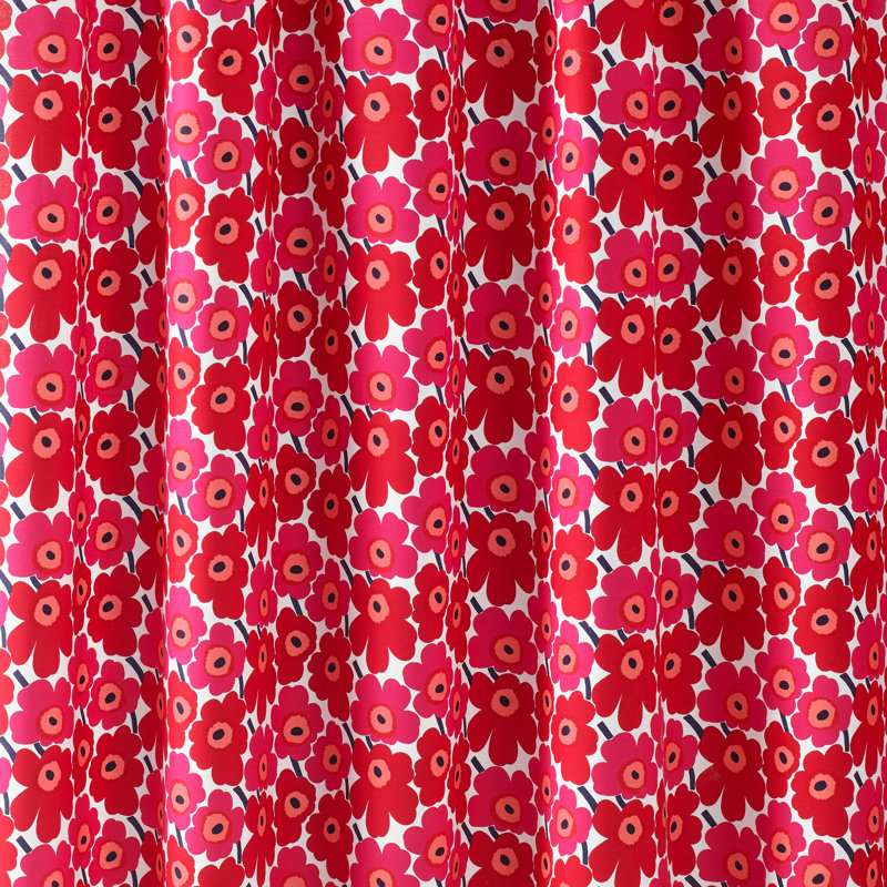 Cotton Floral Single Shower Curtain
