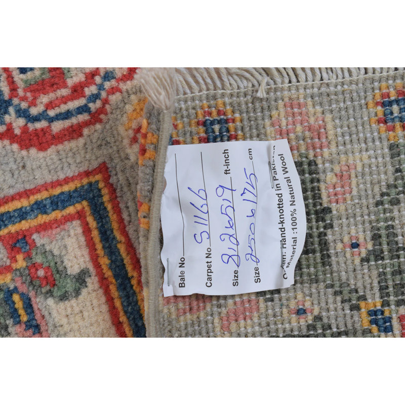 Hand Knotted Wool Floral Rug