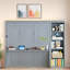 Lit escamotable avec bureau et tablettes Murphy-1352637428-1352637435