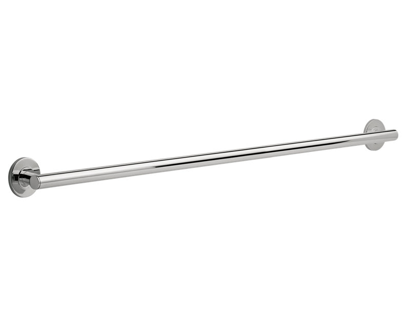 Barre d'appui contemporaine 42 po Pivocal®, Nickel poli