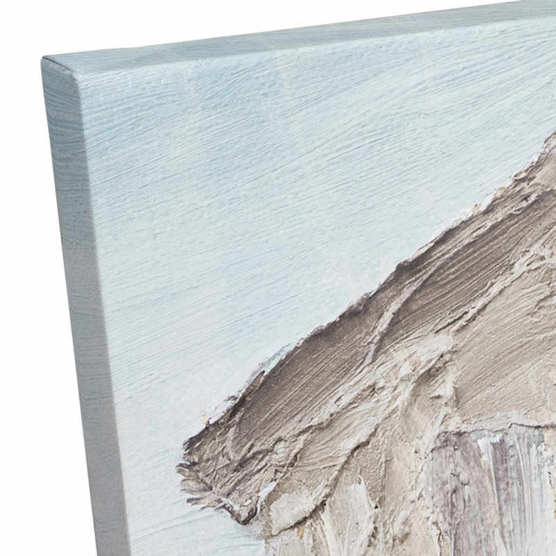 Escalier peint - peinture sur toile tendue