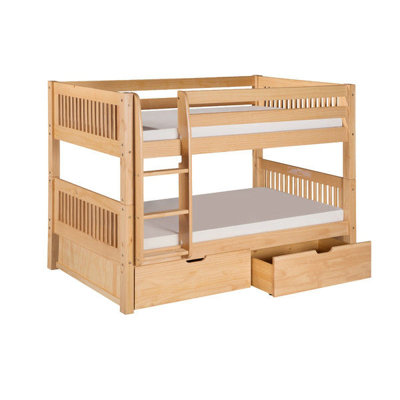 Lit superposé simple en bois massif Bilboa par Harriet Bee