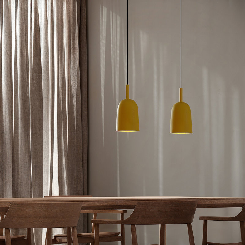 Vessel Pendant Light, 18" H x 14.5" W x 9" D, Black, Sunrise