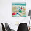 Reproduction d’art « Umbrella Beach I » par Carol Robinson-49714430-49714431