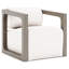 Leilani Outdoor Teak Swivel Lounge Chair-563179384