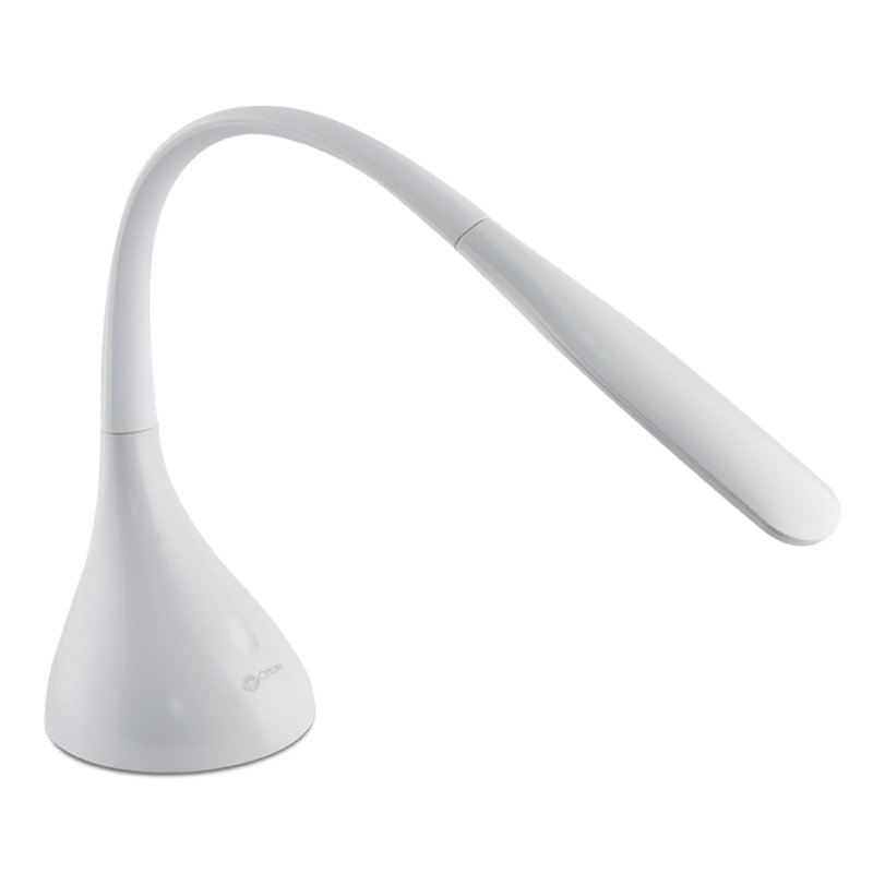 23" White Adjustable LED Desk Lamp with Touch Sensor