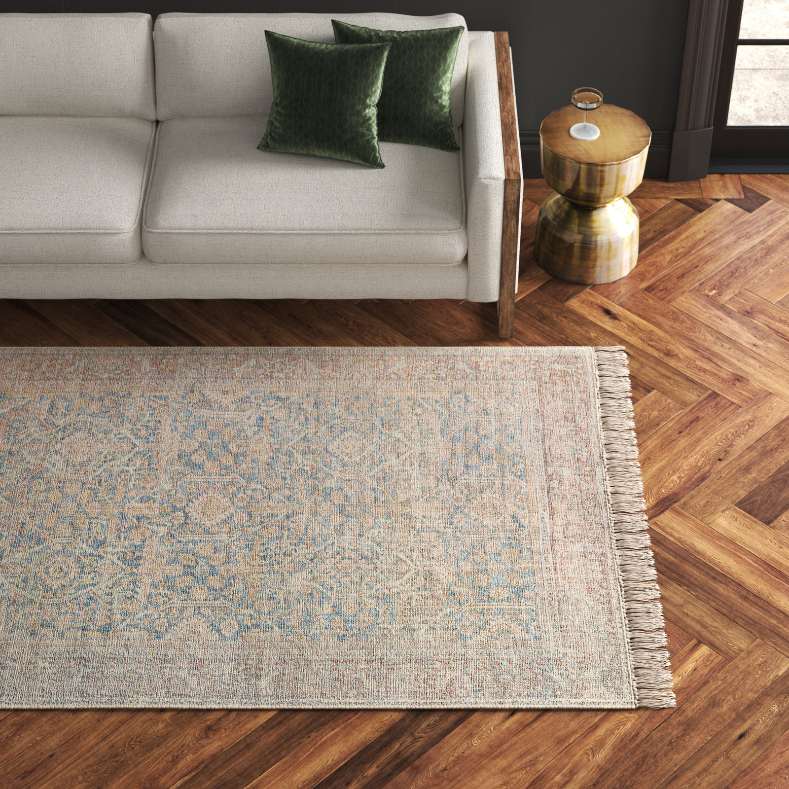 Jones Hand-Woven Oriental Rug, Rectangle 5' x 7'6"