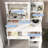 Vanity Desk With Mirror & Light, Large Drawer Three Level Storage Dresser, 3 Lighting Modes Adjustable Brightness, Bedroom Dressing Table-301232888