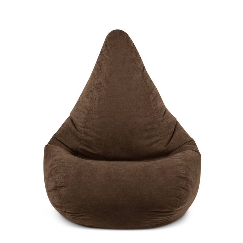 LARGE PLUSH BROWN BEAN BAG