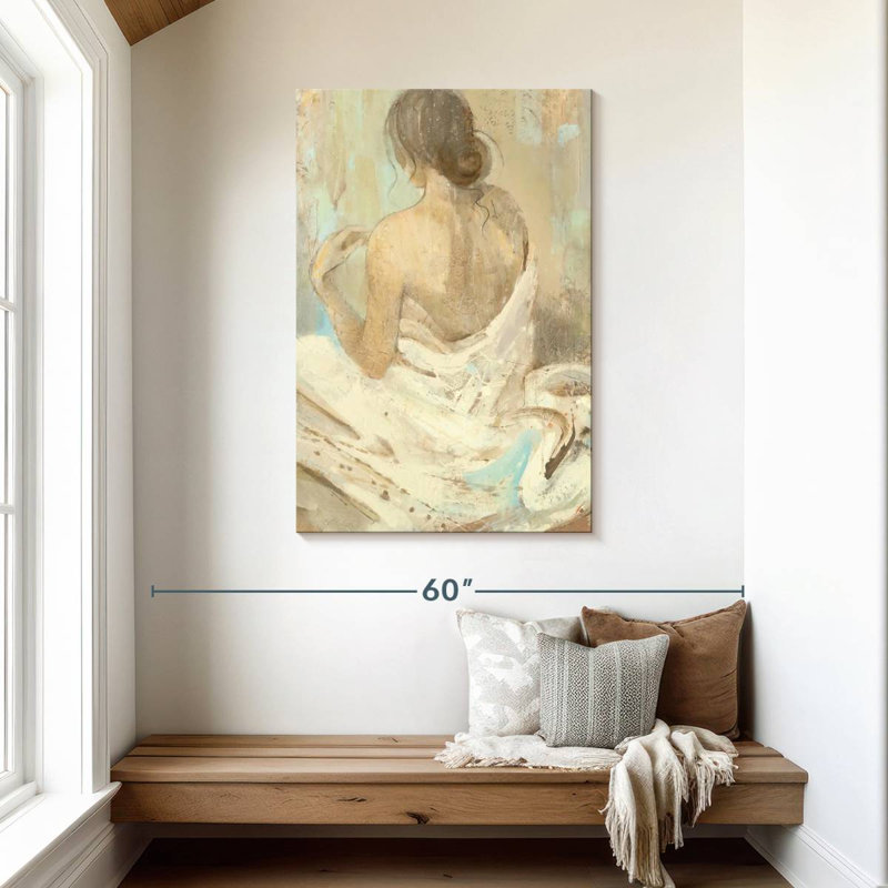 Leisha Abstract Figure Study II, 45" H x 30" W