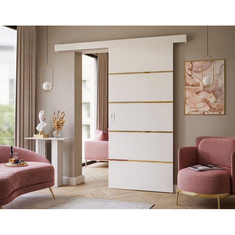 Tabitha Sliding Door, White