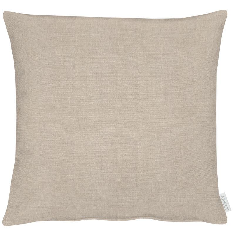 Square Cushion, Taupe, 39cm H x 39cm W x 5cm D