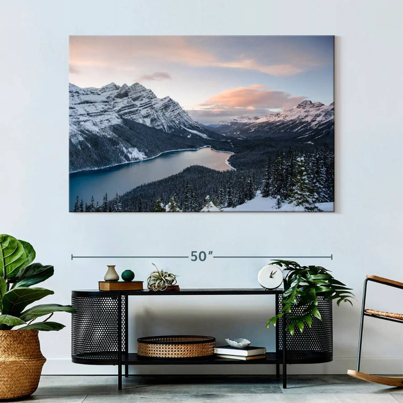 Kerrick, Banff sous la neige, H 34 po x l 51 po
