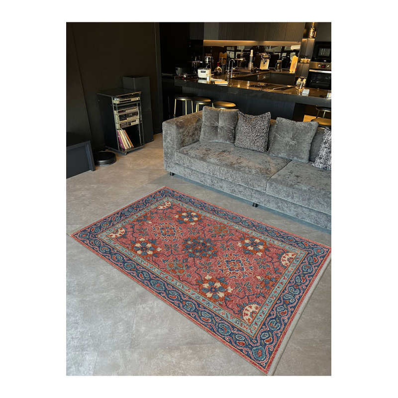 Tapis tissé à la main Mosso, 3'3" x 6'7"