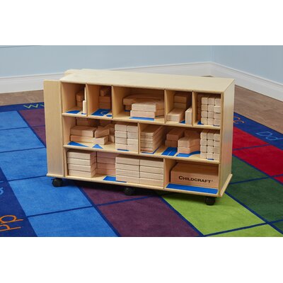 9 Compartment Shelving Unit with Casters -  Childcraft, 205879