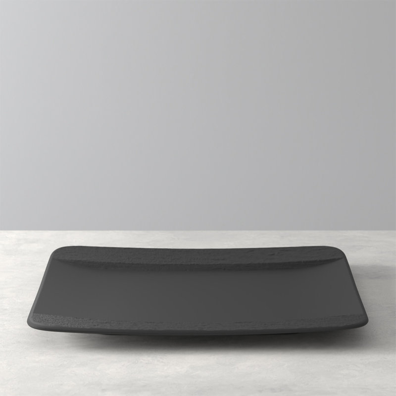 Assiette plate 11 po Villeroy & Boch, Noir