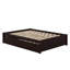 Lit double avec lit gigogne simple et tiroirs-2082056185