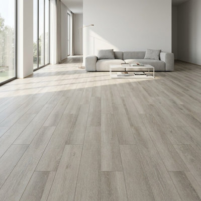 7.7" X 48" X 9.5Mm Waterproof Hybrid Flooring