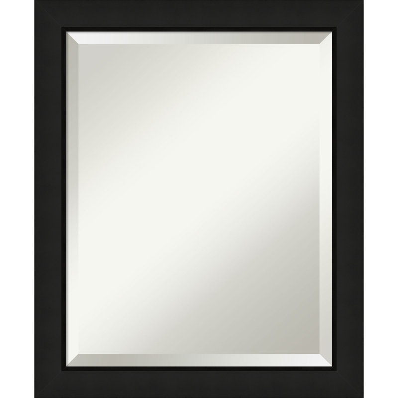 Jitender Solid Wood Rectangle Wall Mirror, 23.25" x 19.25"