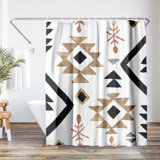 71" x 74" Shower Curtain, Rhythemics I by PI Creative Art