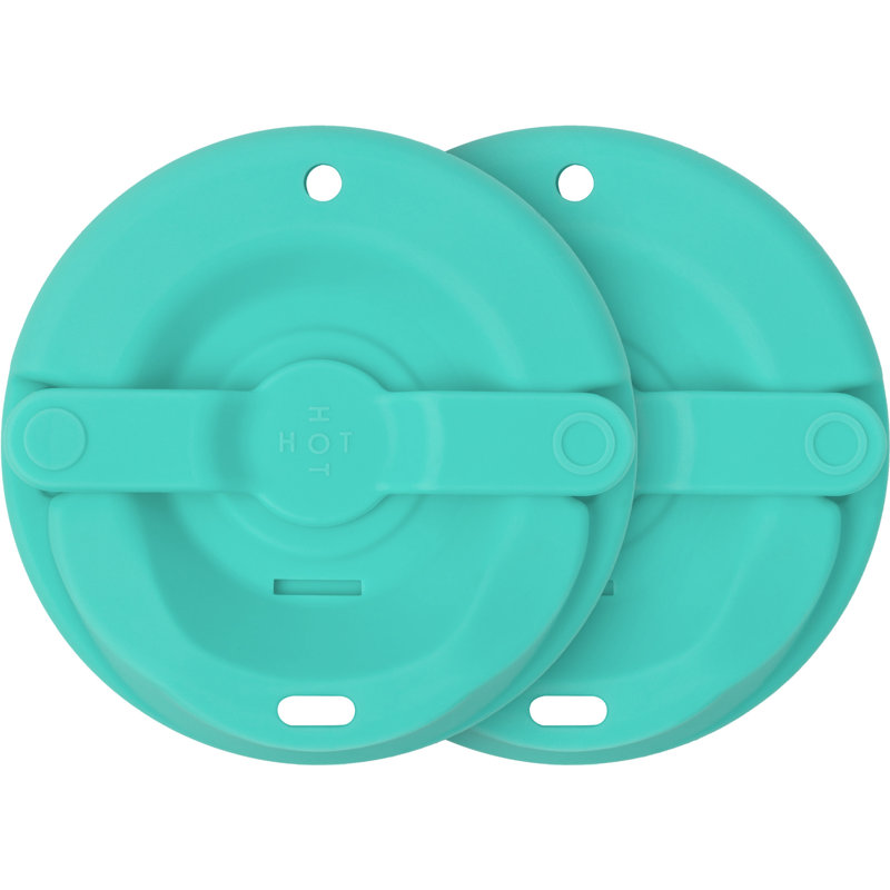 Ensemble de grande tasse de voyage 2 pièces reutilisable à la mousse Pegram, Bleu sarcelle