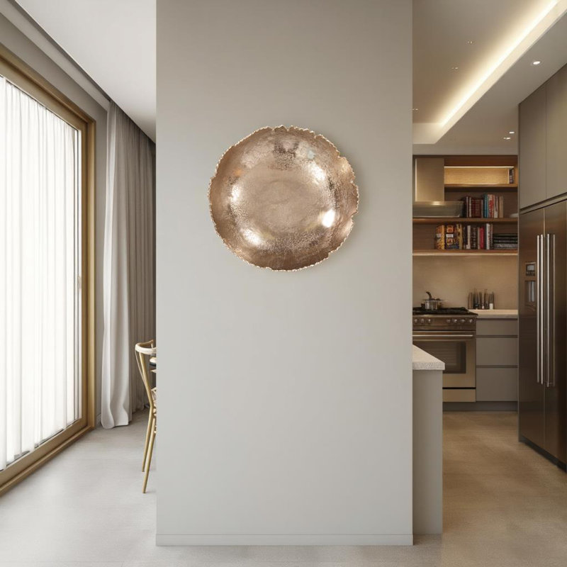 Handmade Glam Abstract Wall Decor on Metal