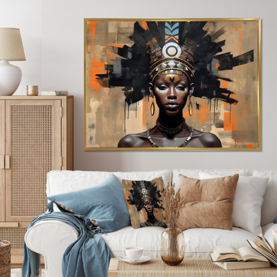 Tribal Queen contemporain africain