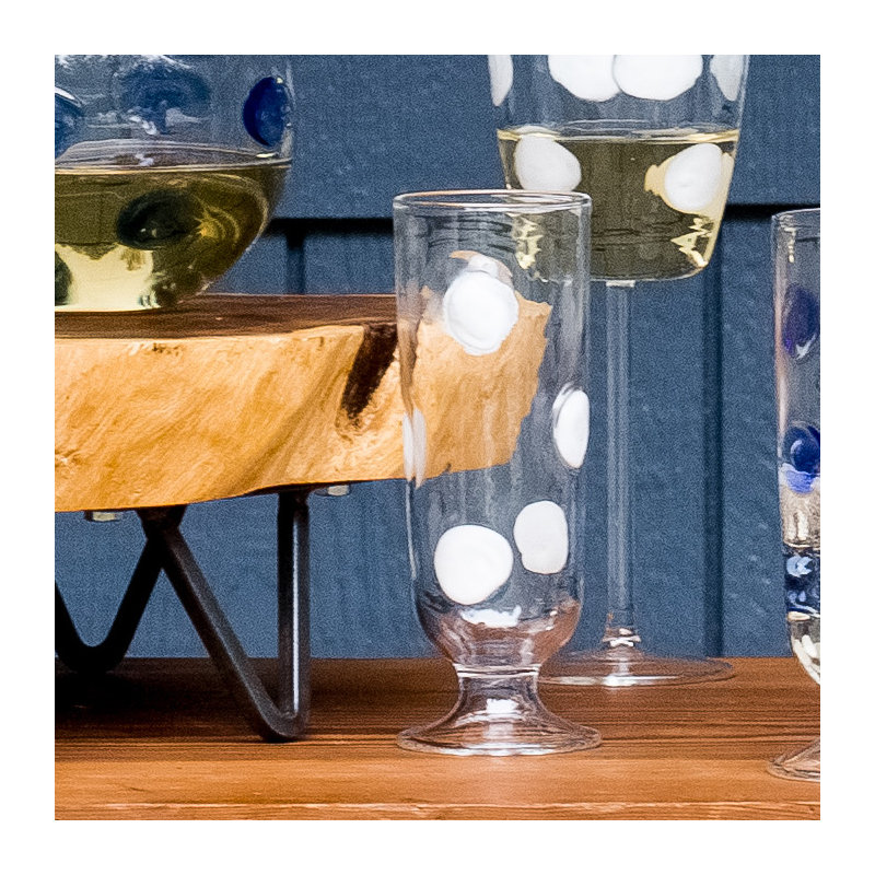 Goutte 8 oz. Verre à champagne, Blanc