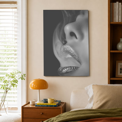 «Black and White Lips», affiche d'art