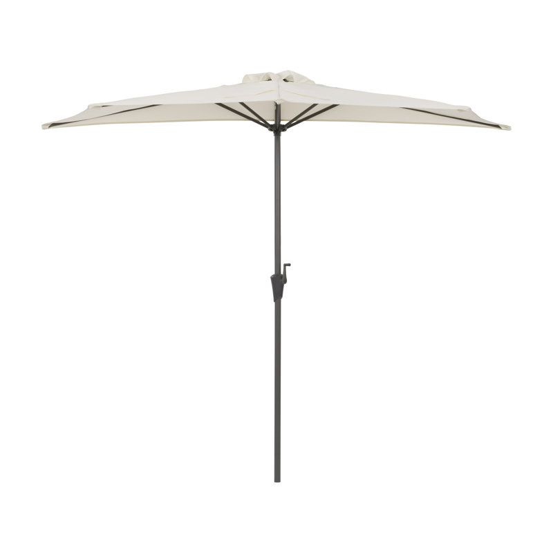 Demi-parasol 8 pi 7 po Karibe, Blanc cassé