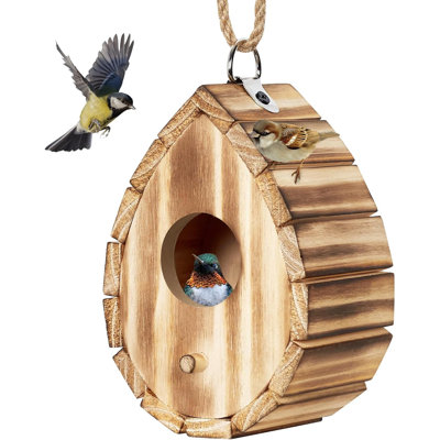 Pearlotta 6 in. H x 4.1 in. W x 3.9 in. D Hanging and Mounting / Anchoring Kit Included Birdhouse