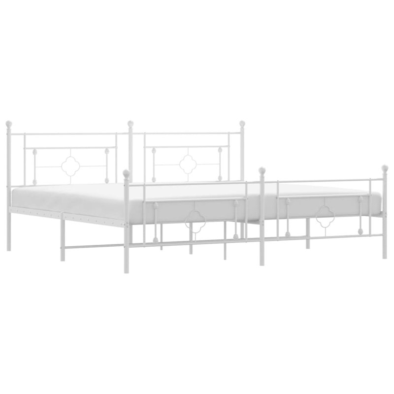 Metal Bed, 193 x 203 cm