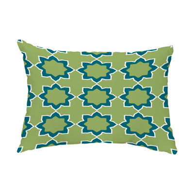 Housse et insert de coussin rectangulaire bohémien d'extérieur