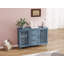 Armoire 2 tiroirs 3 portes, élégante et fonctionnelle, parfaite pour la chambre à coucher, le salon et le rangement de bureau