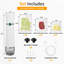 Machine à emballer sous vide portable, capacité de 68 oz, rechargeable, détection automatique de la pression, sacs et accessoires réutilisables inclus, blanc