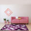 Tapis mauve à motif géométrique Ambrine-1688020427