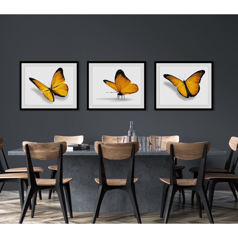 Butterfly - Single Picture Frame Print, 40 cm H x 30 cm W