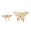 Mocha Butterfly Wall Decor Duo