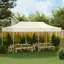 Vidaxl Foldable Tent Pop-Up With 4 Side Walls Outdoor Party Tent Garden Gazebo-125168992