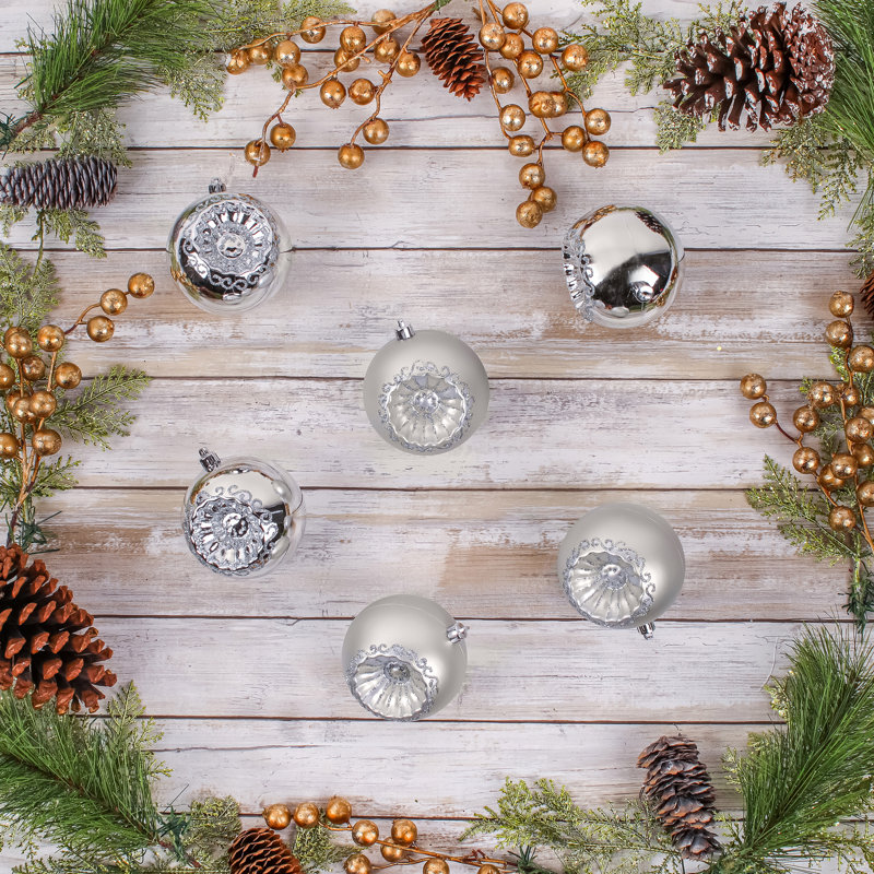 Ornements incassables The Holiday Aisle® 6 pièces, Argent