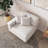 Upholstered Armchair with Pillow Back and Solid Wood Legs-2119797796-2135547287