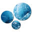 Ensemble de salon bleu sarcelle Glacier Crystal - Paysages