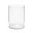 Cole and Grey Glass Wide Clear Decorative Vase-233170431