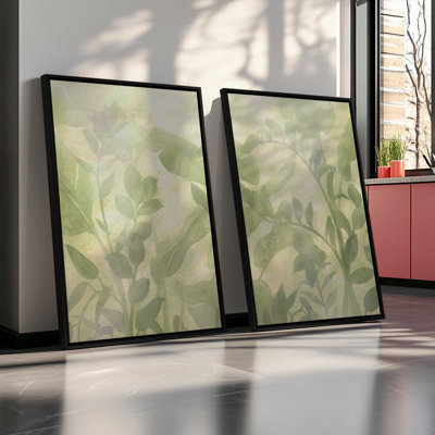 Chill Leaf Duo, Set of 2 Prints