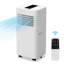 7000BTU 4-in-1 Portable Mobile Air Conditioner Units with Remote Control, Cooler Fan and Dehumidifier, 24H Timer, 270m³/h