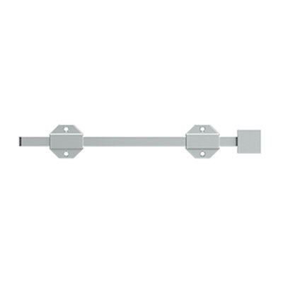 Deltana 12SBM26 12" Modern Surface Bolt, HD, Solid Brass in Polished Chrome