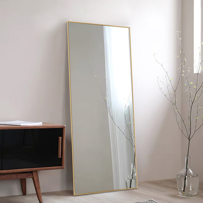 Miroir de salle de bain mural Talma, H 47 po x l 21 po, Doré