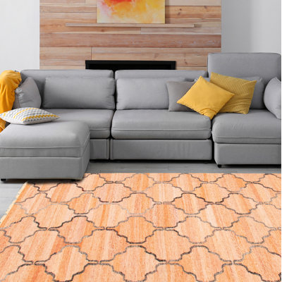 Evah Wool Geometric Indoor Rug