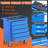 Heavy-duty Tool Cart & Worktable With 5 Drawers, Locking Casters, And Non-slip Mat-107119210